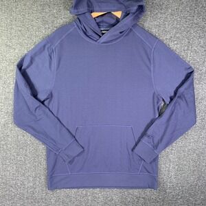 LEGENDS Hoodie Pullover Men Large Blue Performance Stretch Athleisure Gym